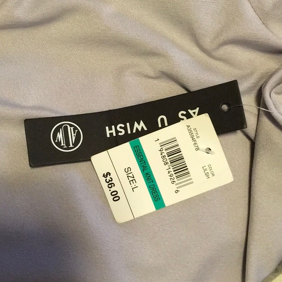 Brand new lilac, long sleeve dress - Picture 4 of 4